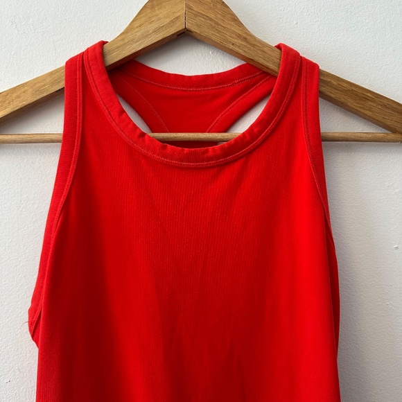 Athleta Transcend Red Racerback Tank Top | Size Small - Picture 2 of 7